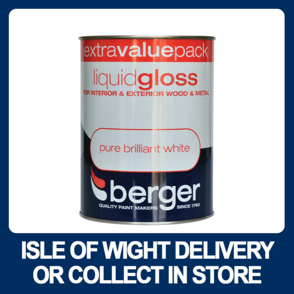 taveli Liquid Gloss Paint Pure White 1.25L – High Shine Finish