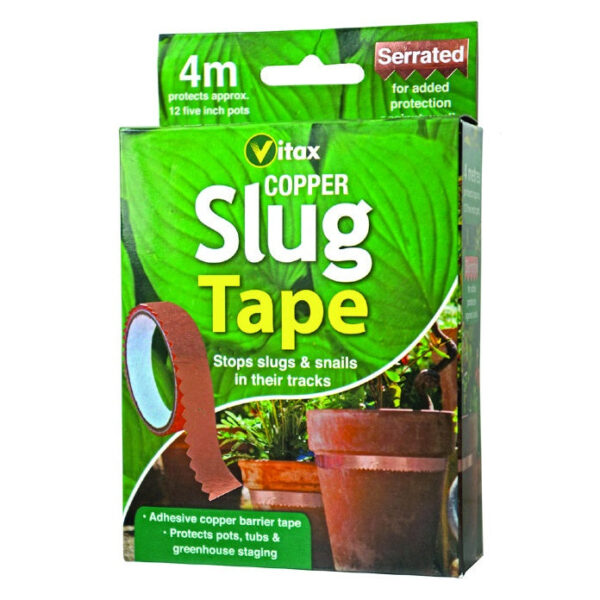 Taveli Copper Slug Barrier Tape – 4m Garden Pest Deterrent
